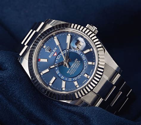 rolex sky dweller sizes|rolex sky dweller blue dial.